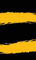 Abstract Brushstrokes of Gold and Black vector