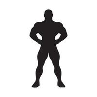 Bodybuilding Icon for Gym, App, and Web Design vector