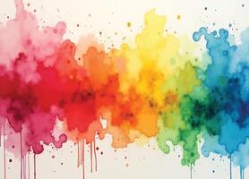 vivid watercolor painting background vector