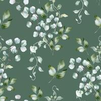 green leaf pattern design vector