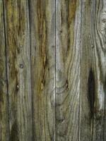 The planks are arranged vertically. photo