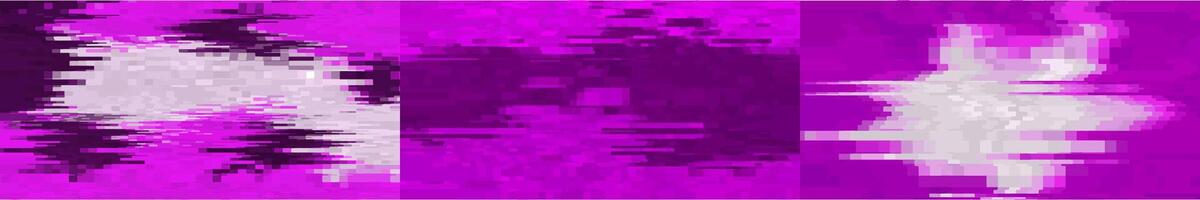 Pixel purple background for retro game or design. Purple bit effect error screen. Old game retro background vector