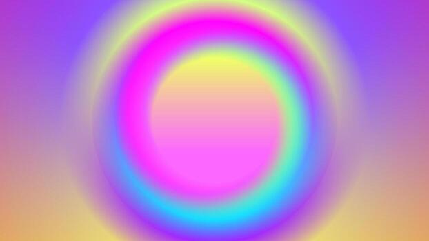 A swirling rainbow gradient in a circular pattern with a pink center on a light background. vector
