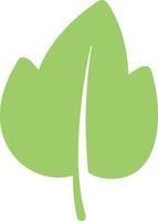 Light green leaf featuring a central vein and rounded lobes, symbolizing nature, growth, sustainability, and promoting environmental awareness in a vibrant, serene design vector