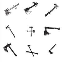 A set of different axes and axes vector