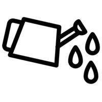 Watering can symbol - Ecological farming icon vector