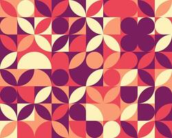 Abstract geometric mosaic pattern composition background vector