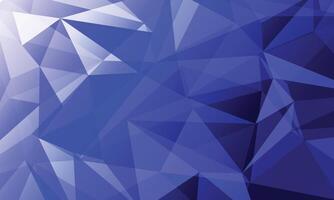 Modern blue background abstract geometric polygon pattern vector