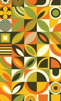 resumen retro geométrico forma modelo antecedentes vector