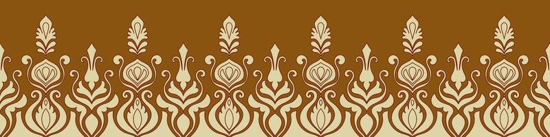 Carpet border, seamless fabric pattern, indigenous tribes, ethnic patterns vector