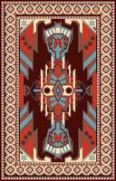 Colorful tribal pattern design vector