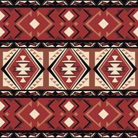 Aztec tribal patterns, native patterns, Navajo fabric borders, ethnic tribes vector