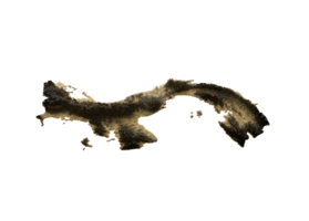 Panama Map Golden Metallic Texture Map Gold Reserves And Gold Mining Concept 3D Illustration png
