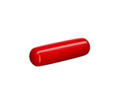 3D Red blue minus symbol with a modern, sleek and minimalistic design. 3d illustration png