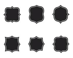 Set of decorative frame vector