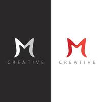 Bold M Monogram Logo Design for Professional Business Icon Concepts vector