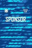 Soccer jersey template vector
