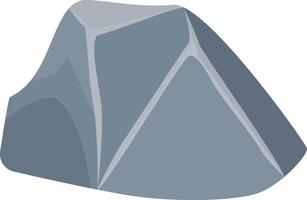 Big Stone Mountain with Cartoon Design vector