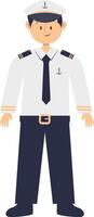 Illustration of Man Profession with Flat Design vector