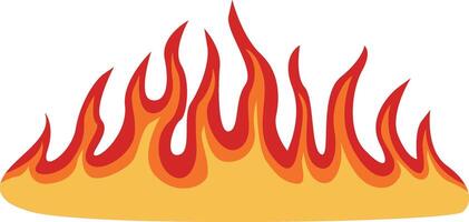 Flame Frame Border vector