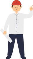 Illustration of Man Profession in Flat Design. vector