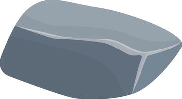 Big Stone Mountain, Isolated on White Background vector