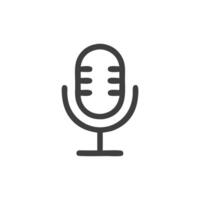 Voice chat icon ideal for communication apps, featuring a simple microphone design for clear conversations. Perfect for digital platforms. vector