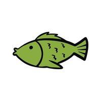 Fish cartoon illustration vector
