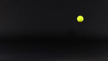 Ping pong ball bouncing in rhythmic motion video