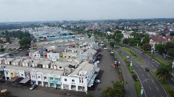 Kota Wisata Cibubur, West Java, Indonesia, 2025 - A beautiful aerial view of Central Business District photo