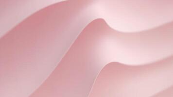 Abstract layered tenderness pink red silk background luxury wave cloth satin pastel color fabric in layers. Rose liquid wave beige wavy fluid texture. Fluttering material 3D animation design wallpaper video