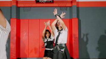 Dynamic Dance Performance in Vibrant Setting video