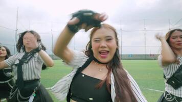 Energetic Dance Performance on a Field video
