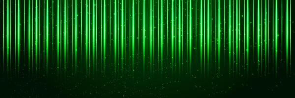 Technology background. Futuristic glowing green neon lights. Vertical lines for banner, web, cover, presentation, business, website, advertising ,marketing, vector