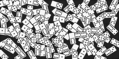 a large pile of dominoes on a black background vector