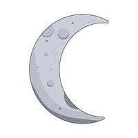 The Crescent Moon illustration vector