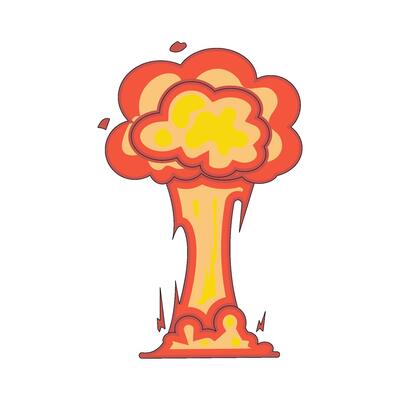 Explosion with Fire and Smoke