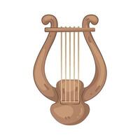 Ancient Lyre Harp vector
