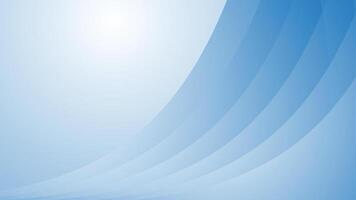Blue abstract paper style background with modern flowing cuts vector