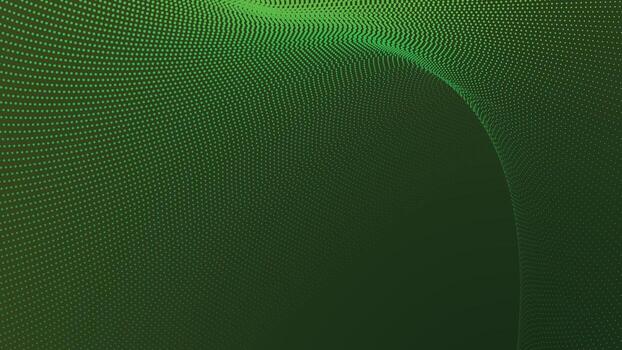 Green forest inspired digital background with halftone gradient for visual design and abstract natural layouts vector
