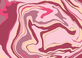 Liquify Abstract Swirls of Pink and Burgundy Abstract Liquid Marble Texture vector