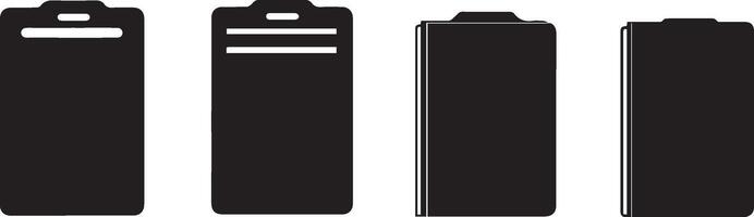 Versatile Clipboard Icons Four Unique Designs for Your Projects vector