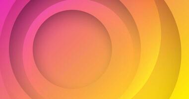 Colorful gradient circles background vector
