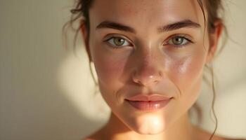 Radiant Skincare Glowing Skin CloseUp photo