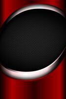 red, black background business flyer template vector