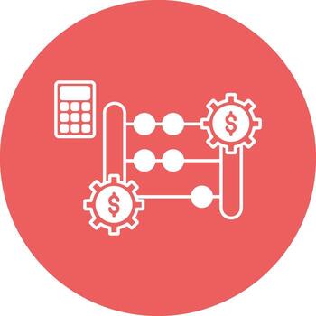 Money Automation Icon Fintech and AI Integration vector