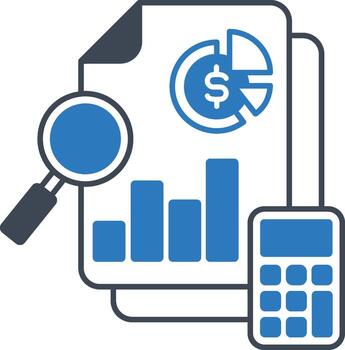 Data Analysis Icon Analytics and Insights Symbol vector