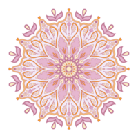 Light Mandala Pastel Mandala for Fabric Decoration, Carpet Pattern, Transparent Background Coloring Book png