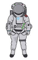 Modern astronaut for STEM learning materials and science related design projects. Transparent background. png
