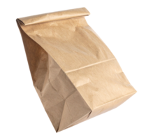 Recyclable kraft paper bag without label png
